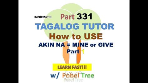 Language/Tagalog/Grammar/Give.
