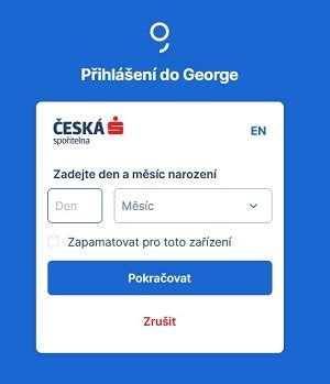Přihlášení.