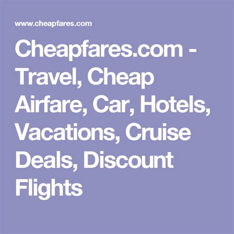 cheapfares.com.