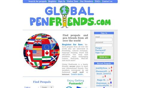 globalpenfriends.com.