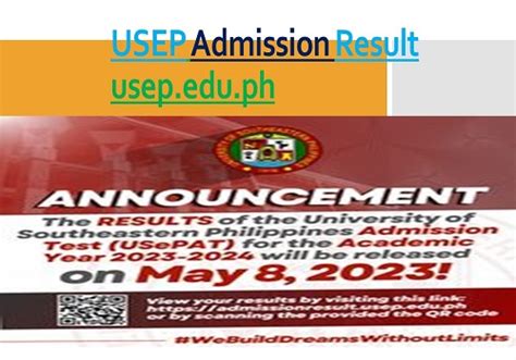 https://admissionresult.usep.edu.ph