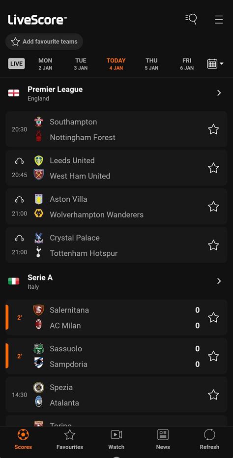 livescore.in.