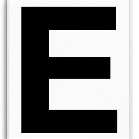 ‘E.